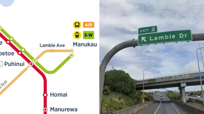 Auckland Transport Mislabels Major Manukau Road