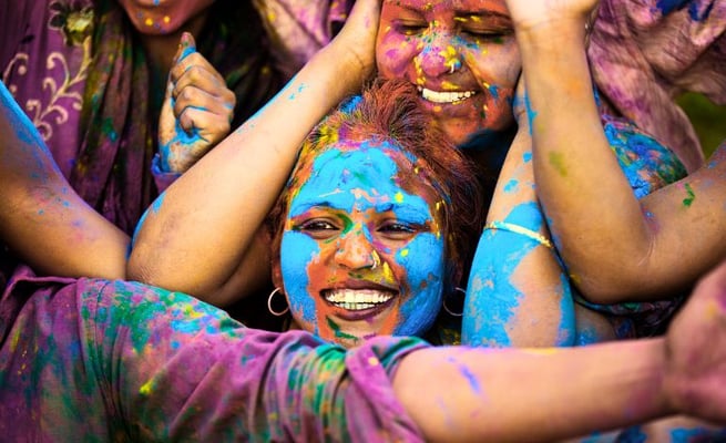 Holi in Flat Bush