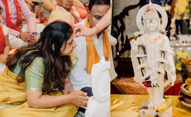 Lord Ram, Sita idols at Wellington's Gita Mandir