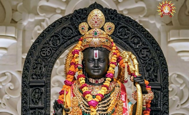 Ram lalla at Ayodhya Ram Mandir