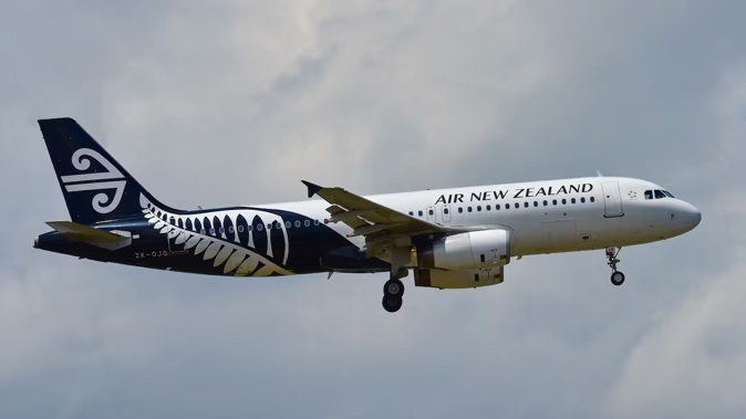 An Air New Zealand flight was struck by lightning this morning.