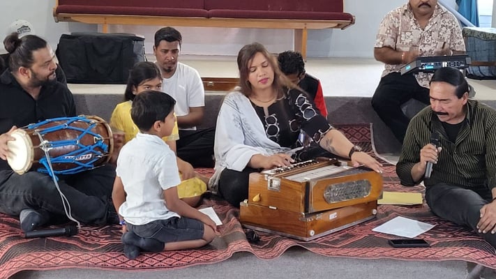 Bhajan and kirtan sammelan in Rotorua
