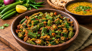 Bhindi Masala: A Simple Indian classic with a crunchy twist