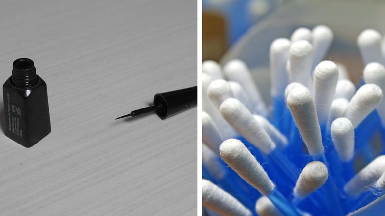 Woman's Toilet Escape: How Cotton Buds & Eyeliner Became Her Tools