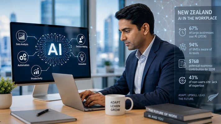 From automation and data analysis to smarter decision-making, Artificial Intelligence is becoming part of everyday business in New Zealand.