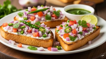 Six quick veg bread breakfasts ready in 15 minutes