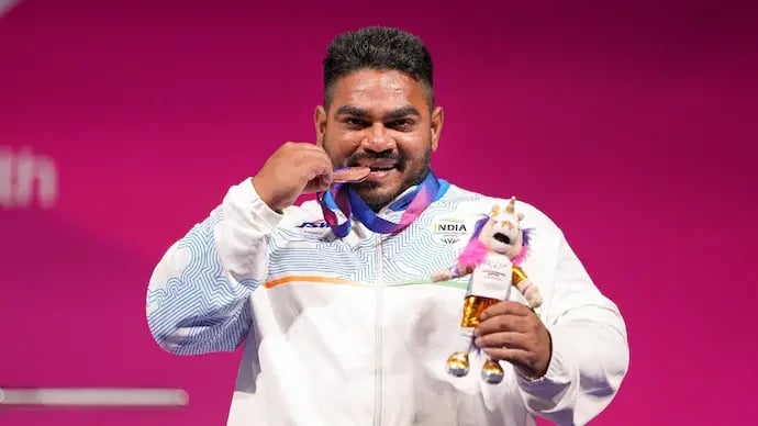 Jhandu Kumar won bronze in men's heavyweight Para Powerlifting at CWG 2026