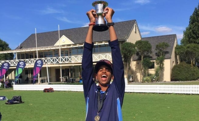 Adithya Ashok star bowler of national tournament