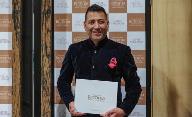 Kiwi-Indian publishes book on Rotorua – Rotovegas of New Zealand