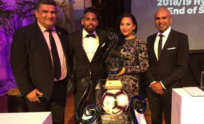 Former Phoenix striker Roy Krishna wins Player of the Year
