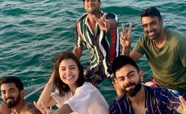 Endless blues: Kohli & co cruise Atlantic with Anushka