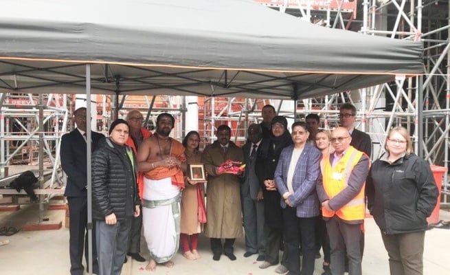 Work for new office building for Indian High Commission begins