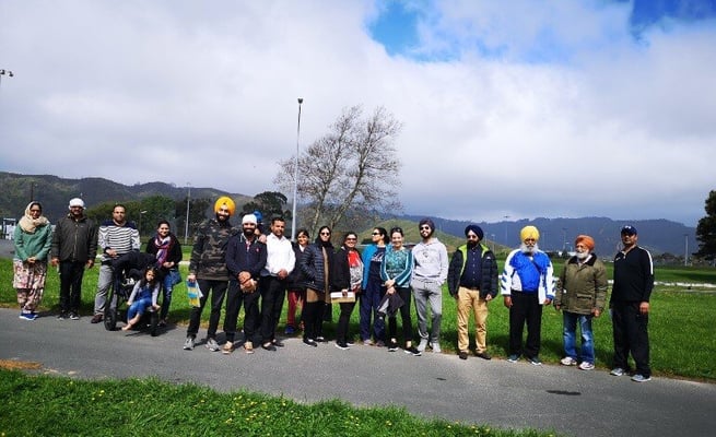 Wellington Sikh community participate in Udasi Walk along Hutt River Trail