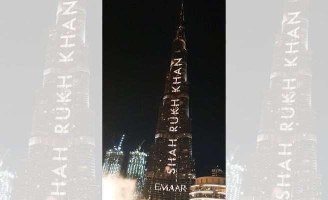 SRK becomes first Bollywood celeb to feature on Burj Khalifa