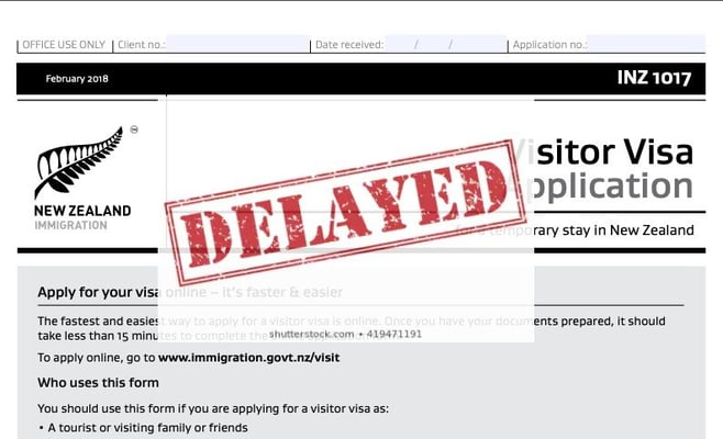 Coronavirus delays temporary visa processing times, as INZ deals with the shutdown of Beijing office.
