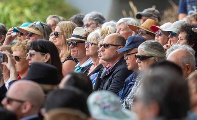 Quake service pays tribute to all those who cared