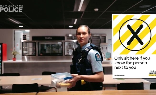 Police release a video that says 'this is how to have a good night out'