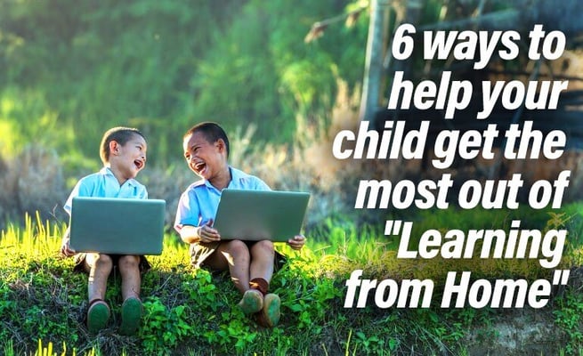 Six ways to help your child ace learning from home