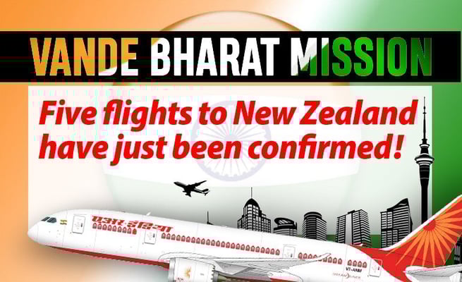 Vande Bharat Mission: Five more flights to New Zealand confirmed