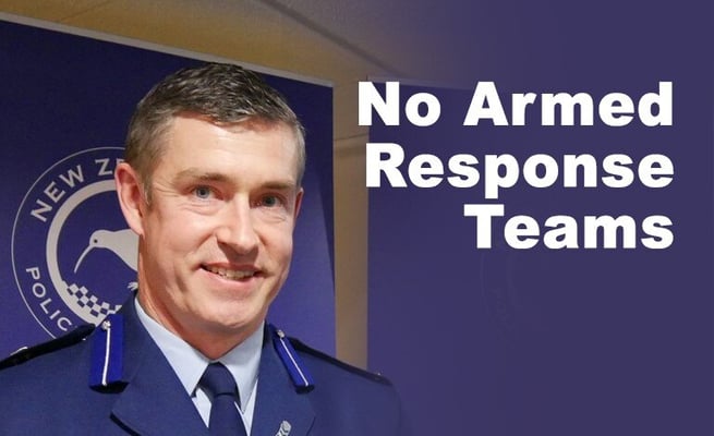 Armed Response Teams will not continue: Police Commissioner Andrew Coster