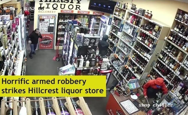Horrifying armed robbery strikes Hamilton liquor store