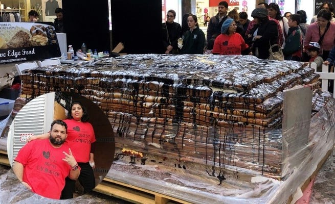 Meet the Kiwi Indian bakers behind world's largest Lamington created in New Zealand