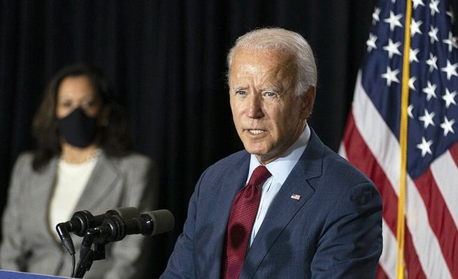 Biden pledges free Covid-19 vaccines for all if elected