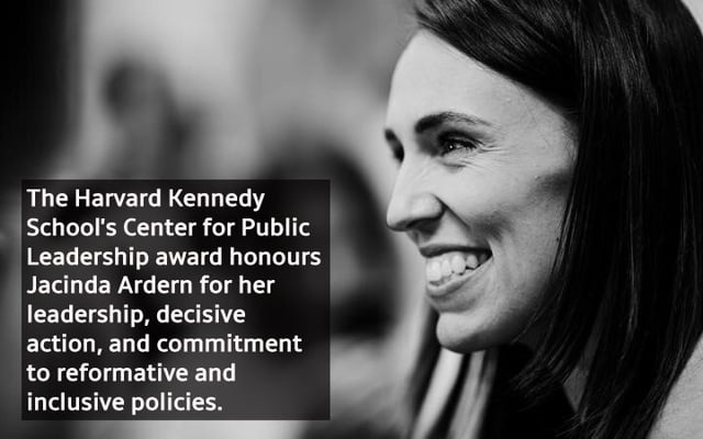 Jacinda Ardern gets Gleitsman International Activist Award