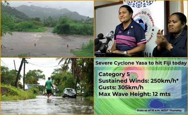 Fijians warned time to prepare for Cyclone Yasa (Cat5) is running out
