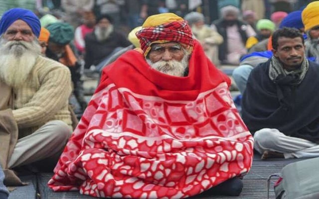 Farmers' agitation continues for 39th day amid biting cold, rain