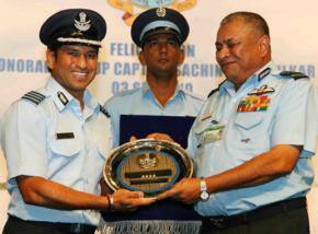 Sachin is Air Force Group Captain
