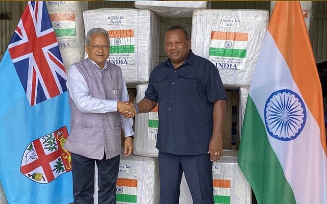 India hands over relief supplies to support recovery efforts