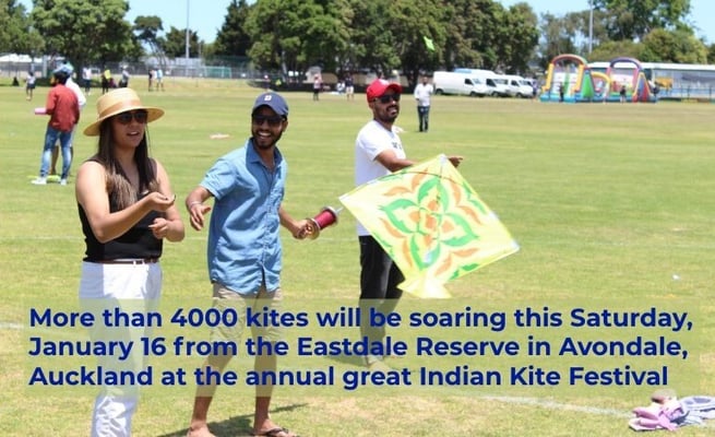 Thousands of kites to soar this weekend at the Indian Kite Festival