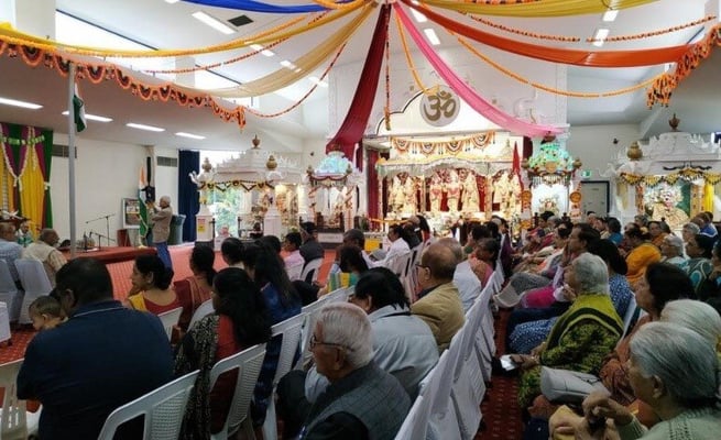 Hindu Elders Foundation celebrate Republic Day at Bhartiya Mandir