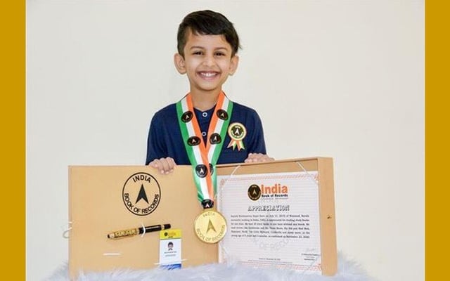 Dubai-based Indian boy reads 20 books in an hour
