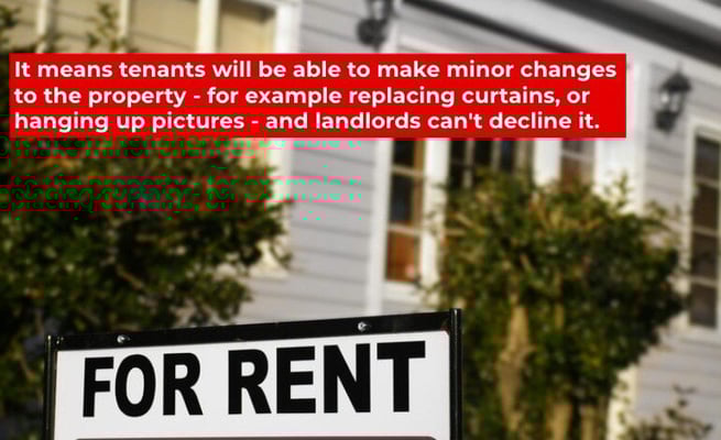Landlords getting rid of tenants before new rules set in, advocacy group says