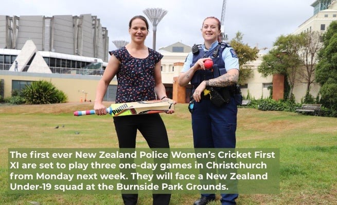 Maiden cricket match for Police women