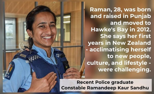 Meet the first Kiwi Indian female police officer from Hawke's Bay, Ramandeep Kaur