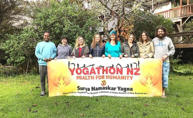 Health for Humanity Yogathon aims to reach 250,000 Surya Namaskars in NZ