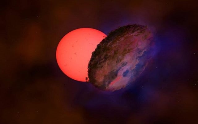 Astronomers spot a 'blinking giant' near Milky Way