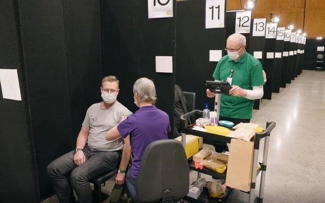 Vaccine rollout: organisers reach goal at mass vaccination event