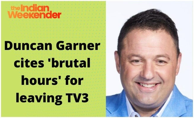 Duncan Garner cites 'brutal hours' for leaving TV3
