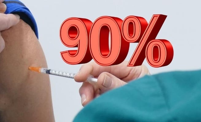 How can we achieve the 90% vaccination rate?