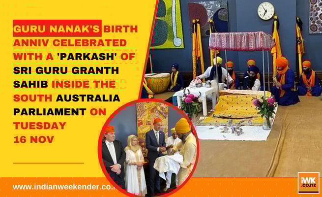 South Australia Parliament marks the 552nd birth anniversary of Guru Nanak