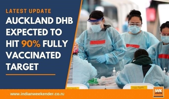 Auckland DHB expected to hit 90% fully vaccinated target this afternoon