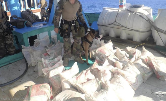 Combined Task Force seizes hundreds of kilos of illegal drugs at Indian Ocean in November