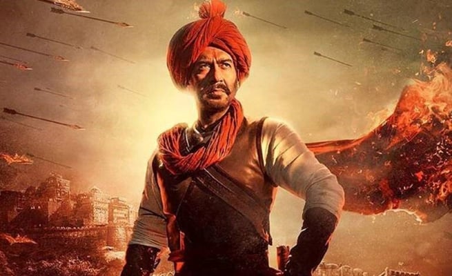 Ajay Devgn-starrer 'Tanhaji - The Unsung Warrior' biggest hit of the last two years