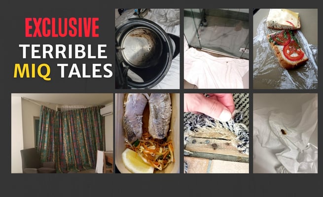 Dreadful MIQ nightmare continues......as complaints of bad food, insects on beds, unhygienic conditions and poor service mount