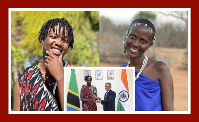 Kili Paul, Internet Phenom, Honoured By Indian High Commission in Tanzania