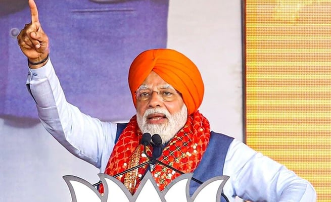 Modi congratulates AAP for Punjab sweep, assures Centre's help